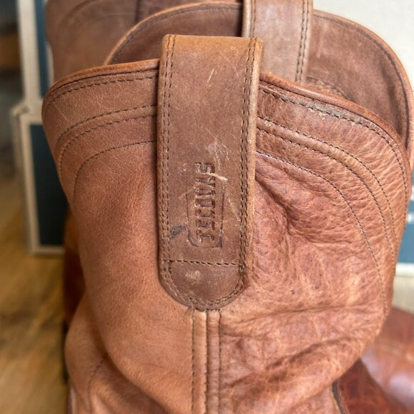 Mens Tecovas Bison Cognac Boots - Picture 8 of 8